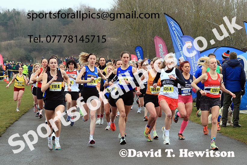 Senior Women and Over-35s Women 2025 NECAA Royal Signals Road Relays Champs.,  Hetton Lyons Country Park, Hetton le Hole, County Durham. Photo: David T. Hewitson/Sports for All Pics